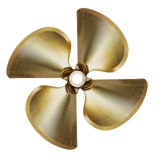ACME 846, 4 Blade, 13.5x17.5 RH, Splined" Bore, 0.105" Cup